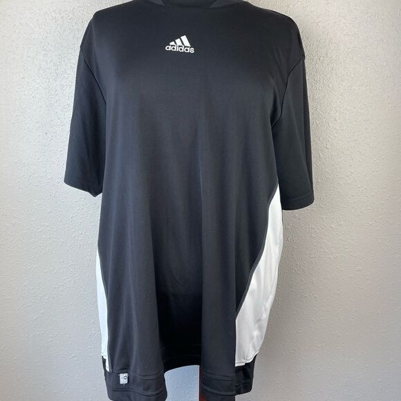 Pre-Owed Adidas Mens Climalite T Shirt Performance Gym Workout Tee Size L - Picture 1 of 7